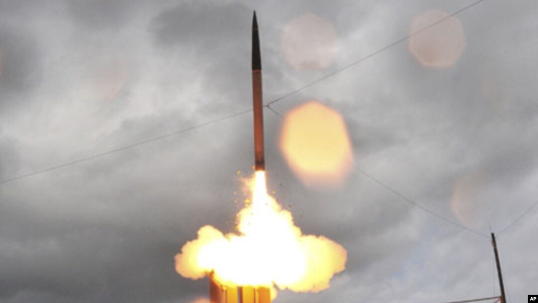 A THAAD missile test launch (file photo)