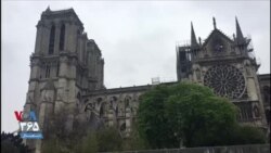گزارش صدای آمریکا از پاریس، یک روز بعد از آتش سوزی گسترده در کلیسای جامع نوتردام