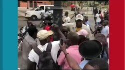Ayiti-sou demand opozisyon an popilasyon an bat tenèb kont ensekirite ak kidnaping