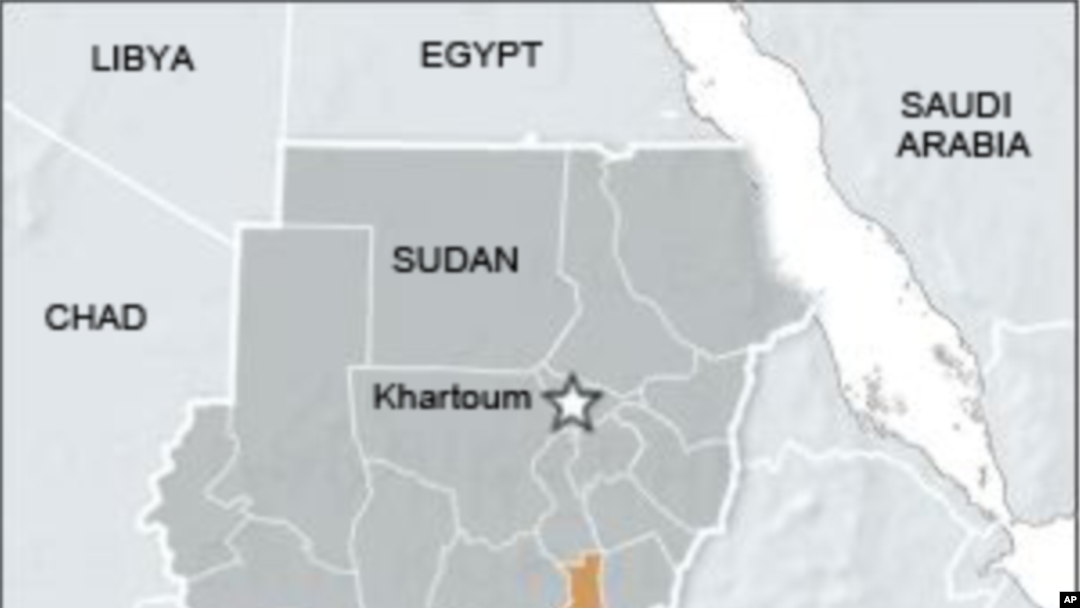 map of sudan and south sudan