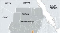 South Sudan regional map