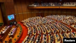 FILE: Pembukaan sidang ke-7, Majelis Nasional Vietnam di Hanoi, Vietnam, 20 Mei 2024. (Thinh Nguyen/REUTERS)