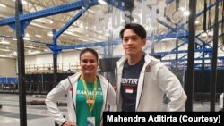 Citra Ramania dan Mahendra Aditirta mewakili Indonesia dalam 2019 CrossFit Games di Madison, Wisconsin, 1-4 Agustus 2019. (Foto: Mahendra Aditirta/dokumen pribadi)