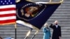 美国第46任总统拜登与第一夫人在就职仪式上（美联社2021年1月20日）