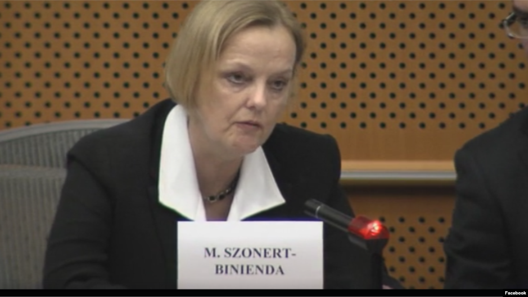 Maria Szonert-Binienda, Konsul Kehormatan Polandia di AS (Foto: Facebook video-screengrab/dok).