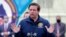 Florida Gov. Ron DeSantis speaks during a news conference at a COVID-19 testing site at Hard Rock Stadium, during the new coronavirus pandemic, May 6, 2020, in Miami Gardens, Fla.