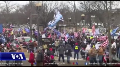Tension në Kapitol, protestues pro-Trump hyjnë në ndërtesën e Kongresit