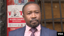 UMnu. Jacob Mafume, womanyano weMDC Alliance. (C Mavhunga/VOA)