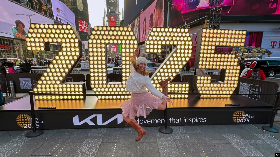 Na Times squareu, 18. decembra 2024. New York.