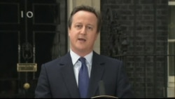 British PM David Cameron on His Resignation