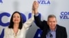 FILE - Venezuelan opposition leader Maria Corina Machado and opposition presidential candidate Edmundo Gonzalez are pictured at a press conference a day after national elections, in Caracas, July 29, 2024.