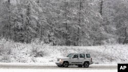 Locaciones más elevadas como Catskills y Adirondacks, en el estado de Nueva York, podrían recibir hasta 60 centímetros de nieve para el jueves.