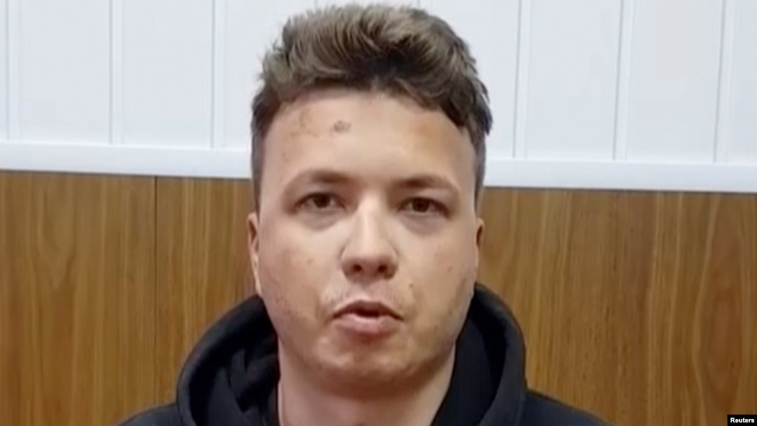 Nhà báo bất đồng chính kiến ​​Roman Protasevich.