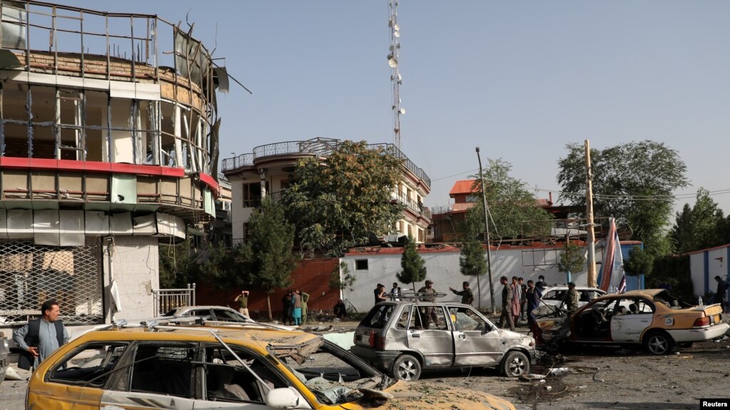 阿富汗首都喀布尔发生汽车炸弹攻击（2021年8月4日）(photo:VOA)