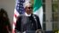 Nigerian President Muhammadu Buhari speaks during a news conference with President Donald Trump in the Rose Garden of the White House in Washington, April 30, 2018.