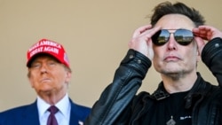 Засновник Space X Ілон Маск (праворуч) та президент США Дональд Трамп. Фото: Brandon Bell/Pool via REUTERS