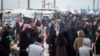 Displaced Syrians at the internally displaced persons camp of al-Hol in al-Hasakah governorate in northeastern Syria, Feb. 6, 2019. 