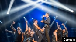 Ricky Martin durante su concierto en Las Vegas. También tuvo lleno total durante su presentación en la capital de EE.UU. como parte de su gira. [Foto: Cortesía, Chino Lemus].