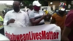 MDC Alliance Activists Protest Outside Zimbabwe Embassy