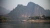 A general view of the future site of the Luang Prabang dam is seen on the Mekong river near Luang Prabang province, Laos, Feb. 5, 2020.