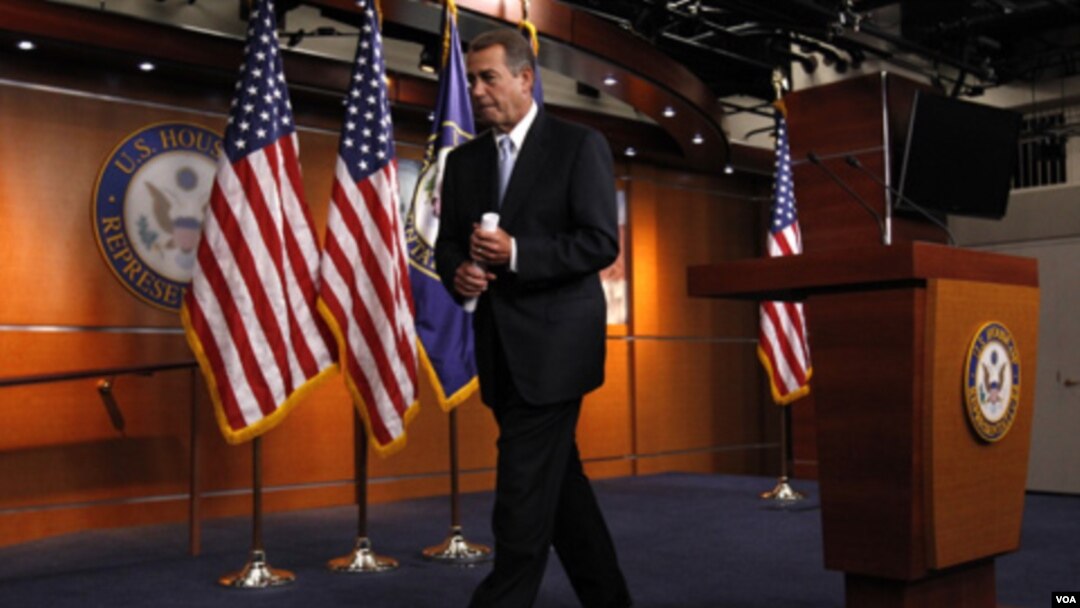 John Boehner dijo que ambos partidos políticos buscarán una salida que no afecte a los estadounidenses y que ayude a recuperar la confianza del país.
