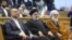 FILE - A handout picture provided by Iran's Presidency on December 23, 2023, shows, from left, Iran's Foreign Minister Hossein Amirabdollahian, President Ebrahim Raisi and Head of Iran's Judiciary Gholam Hossein Mohseni-Ejei.