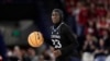 University of California, Irvine, guard Diaba Konate is one of two women who wore hijabs during their NCAA Tournament basketball games this year. UC Irvine lost this first-round game to Gonzaga University on March 23, 2024.