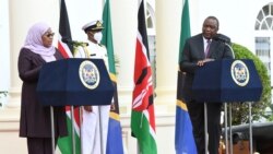 La présidente Hassan de Tanzanie en visite au Kenya