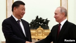 中国领导人习近平与俄罗斯总统普京2023年3月20日于莫斯科会面