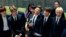 Thành viên nhóm nhạc K-pop BTS của Hàn Quốc tham dự phiên họp thứ 73 của Đại hội đồng Liên hiệp quốc tại New York ngày 24/9/2018.
