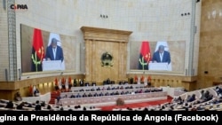 João Lourenço apresenta o discurso do Estado da Nações, Angola, 15 outubro 2024. Fotografia de arquivo