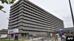 A view taken on July 16, 2012 shows the entrance of the Clinique Saint-Luc in Brussels. 