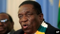 Umongameli Emmerson Mnangagwa