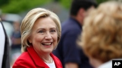 Hillary Rodham Clinton di Gorham, New Hampshire (Foto: dok).