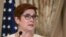 Menteri Luar Negeri Marise Payne.di Washington, D.C., 13 Mei 2021. (Leah Millis/Pool via AP)