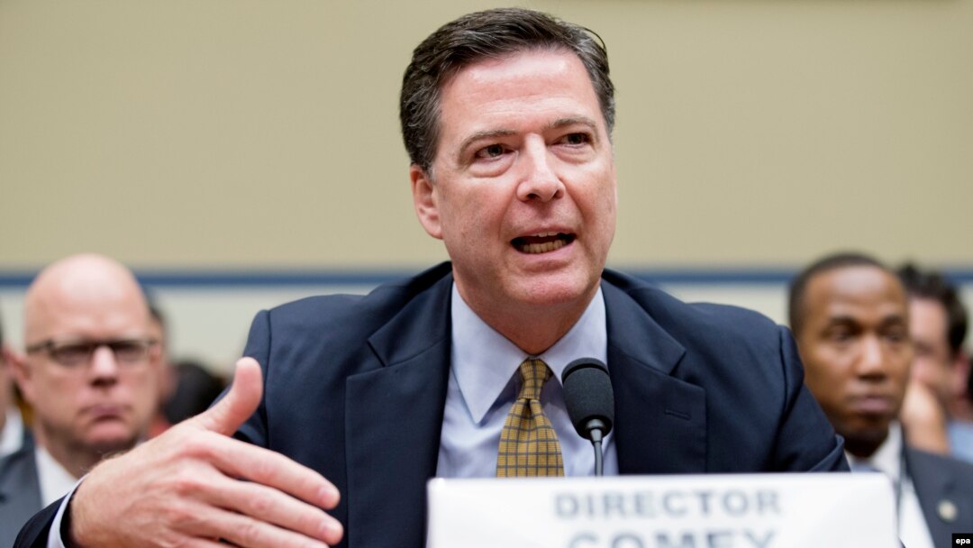 Direktur Biro Investigasi Federal (FBI) James Comey.