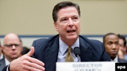 Direktur Biro Investigasi Federal (FBI) James Comey.