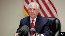 Rex Tillerson à West Palm Beach en Floride le 6 avril 2017. (AP/Lynne Sladky)