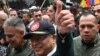 Colombian President Gustavo Pestro gives the thumb up upon arrival at a May Day (Labor Day) rally in Bogota on May 1, 2024.