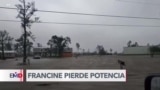  Francine pierde potencia tras impactar Luisiana como huracán 