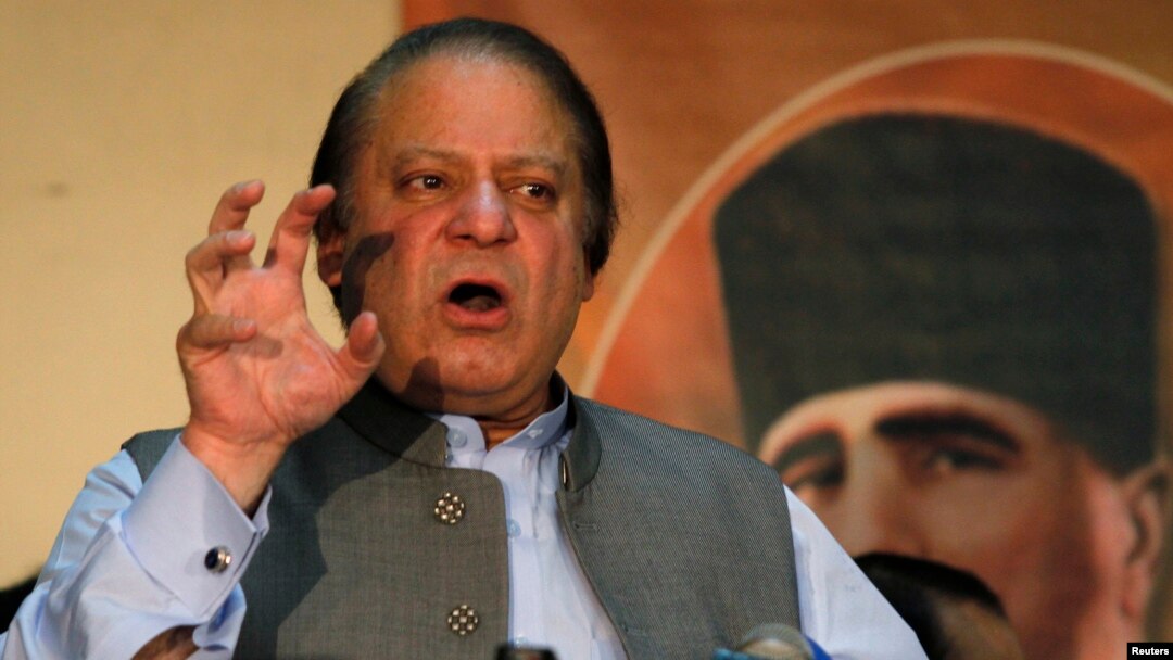 Perdana Menteri Pakistan Nawaz Sharif pada sebuah seminar di Lahore. (Foto: Dok)