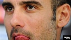 Pelatih Barcelona, Josep Guardiola.