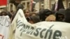 Protesters Clash for Second Day in Frankfurt