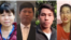 Từ trái sang, bà Cấn Thị Thêu, anh Trịnh Bá Phương, anh Trịnh Bá Tư, bà Nguyễn Thị Tâm, bị bắt ngày 24-06-2020. Photo Facebook và YouTube.