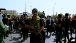 تظاهرات شبه ‌نظامیان تحت حمایت ایران در بغداد، عراق - آرشیو