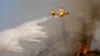 Se estrella hidroavión en medio de incendio