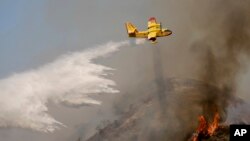 Un hidroplano similar al que se estrelló a la entrada del Parque Nacional Yosemite.
