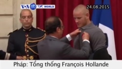Pháp trao huân chương Bắc Đẩu Bội Tinh cho 1 người Anh và 3 người Mỹ (VOA60)