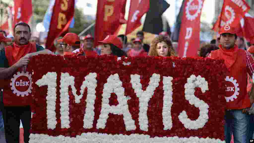 በቱርክ የላብ አደሮች ቀን ሲከበር