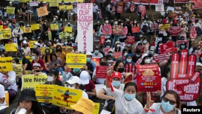 myanmar protest